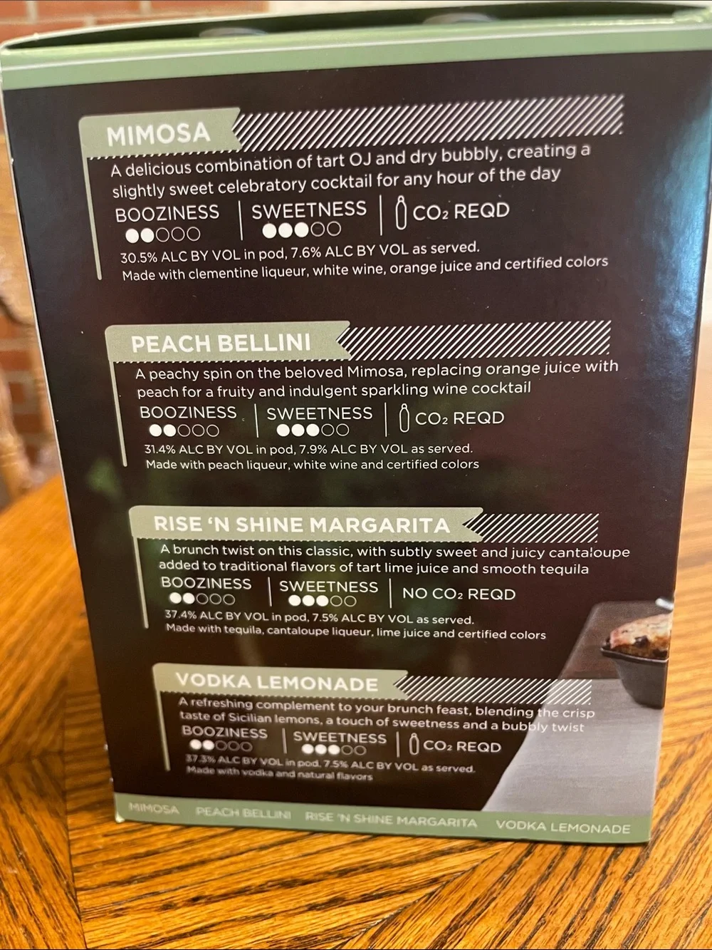 Drinkworks Brunch Pods
